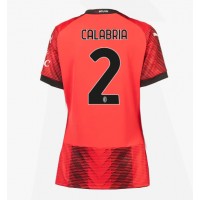 AC Milan Davide Calabria #2 Hjemmedrakt Dame 2023-24 Kortermet